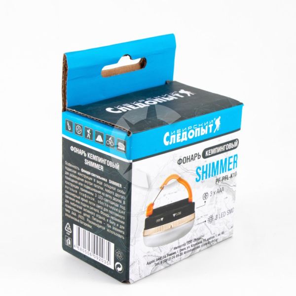 Фонарь Следопыт-Shimmer,3 Led,3xAAA