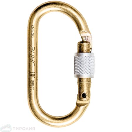  Карабины Ринг сталь овал (keylock) 3000 (10шт) в Тюмени  