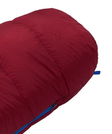 Спальный мешок Red Fox Radid Long -30 пуховый красный/синий