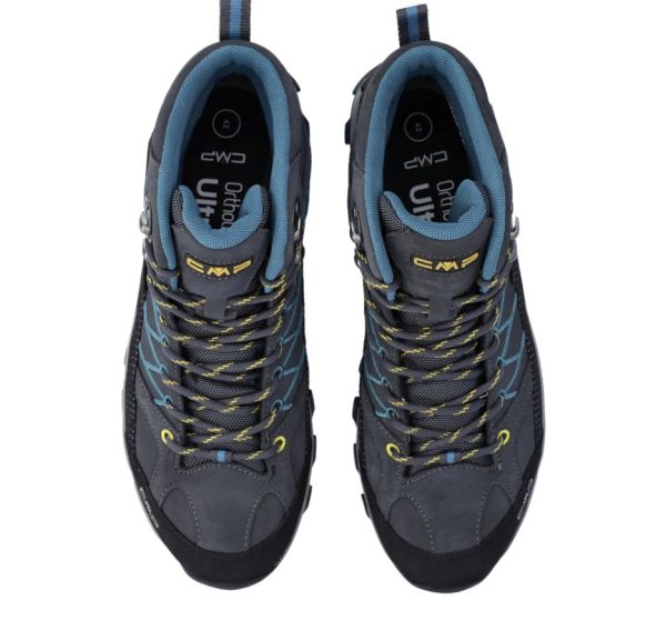 Купить полуботинки cmp rigel mid trekking shoe wp темно-серый в Тюмени