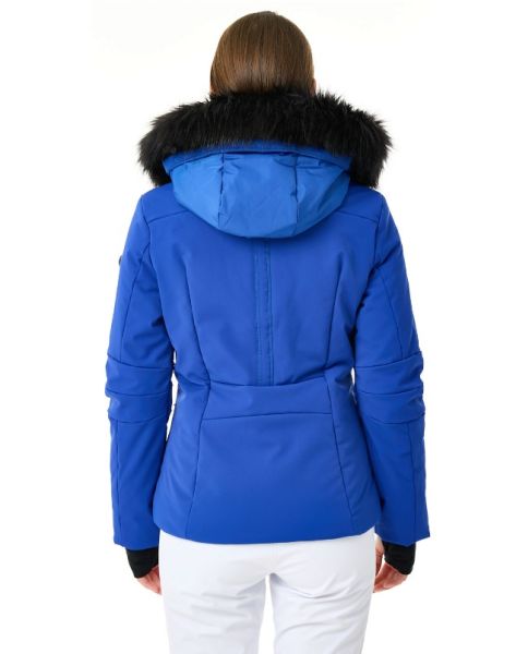 Куртка горнолыжная Poivre Blanc с иск.мехом W24-0802-WO/A синий в Тюмени