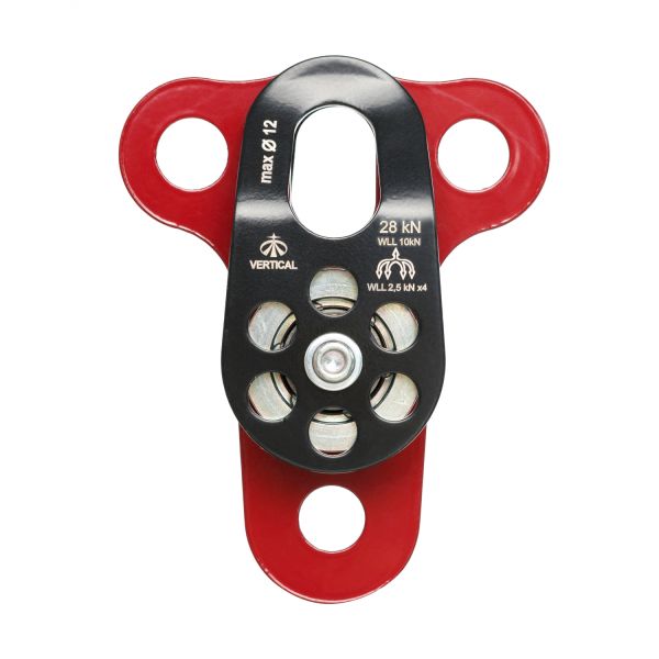  Блок-ролик Вертикаль двойной сталь с подшипником Про в Тюмени  