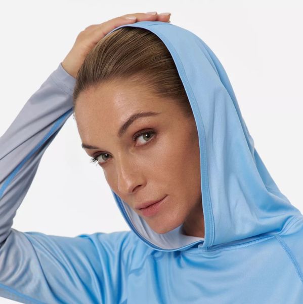 Лонгслив Finntrail женский Venus Hood W 6621 LightBlue в Тюмени