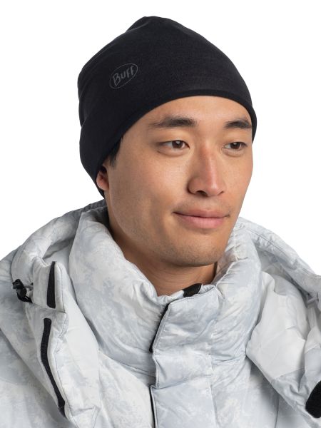 Шапка Buff Polar&Ecostretch Solid Black в Тюмени