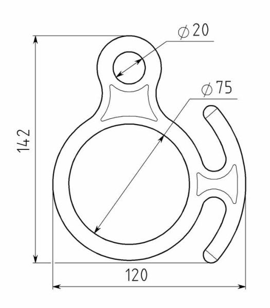  Спусковое устройство Вертикаль 8 рогатая сталь в Тюмени  
