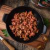 Консервы мясорастительные стерилизованные "Свинина с фасолью"