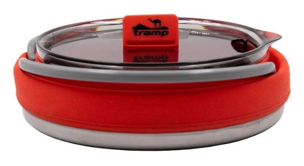 Чайник Tramp складной силиконовый 1л терракотовый