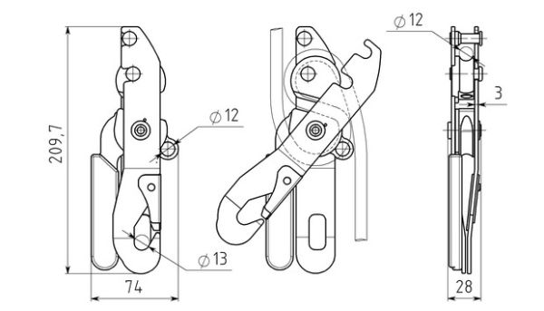  Стопор-десантер Вертикаль ver 0305 в Тюмени  