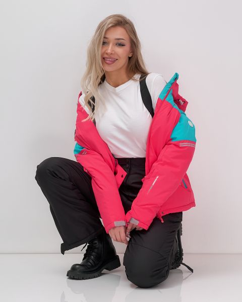 Костюм горнолыжный 02810М малиновый в Тюмени