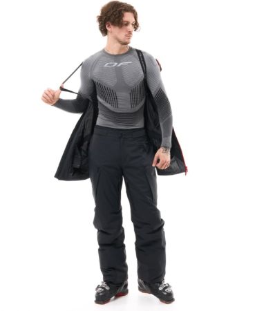 Куртка горнолыжная Dragonfly утепленная Gravity Man Black-Red в Тюмени