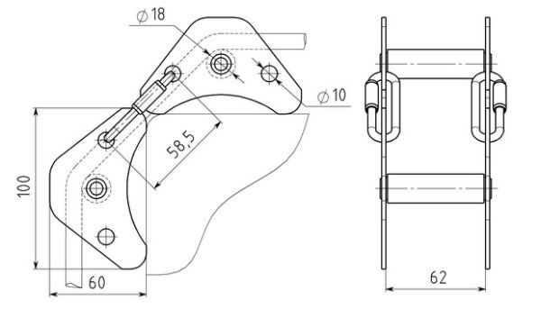 Комплект роликов Вертикаль для перегиба в Тюмени  