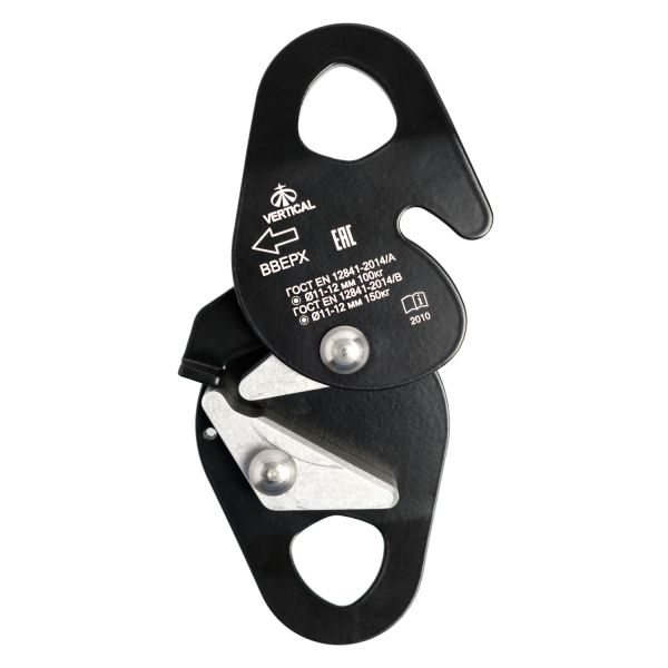  Зажим Вертикаль страховочный черный в Тюмени  